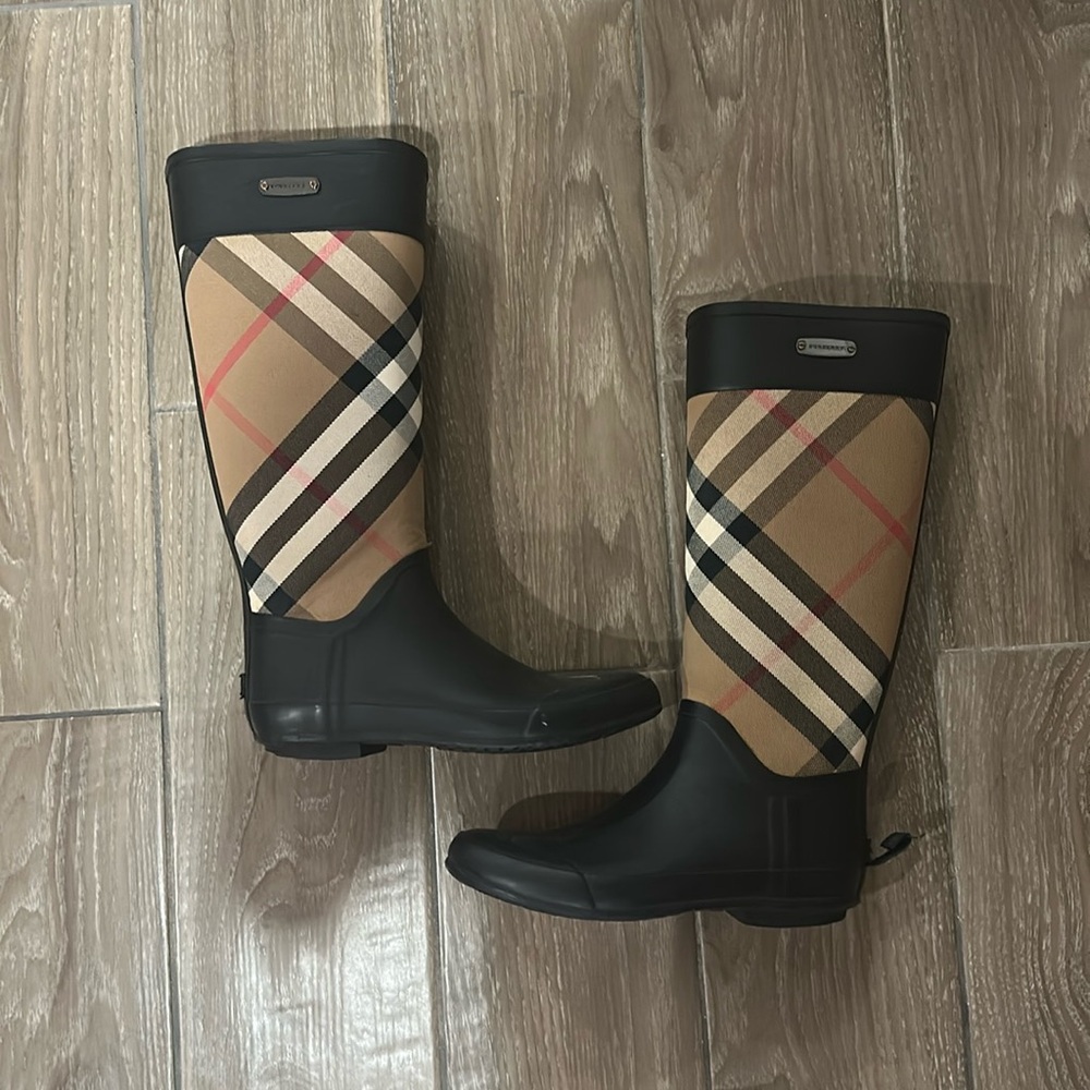 Burberry Rain Boots - Picture 1 of 5